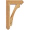 Ekena Millwork Legacy Arts and Crafts Rough Sawn Bracket w/ Offset Brace, Western Red Cedar, 6"W x 18"D x 30"H BKT0604X18X30LEC03RWR - alternate 2